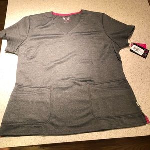 NWT Smitten bliss scrub top!